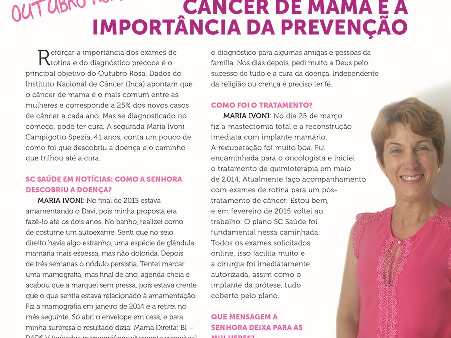 Edição 18 – Câncer de mama e a importância da prevenção