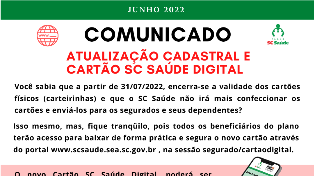 Comunicados Plano Sc Sa De