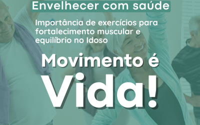 Importância de exercícios para fortalecimento muscular e equilíbrio no idoso