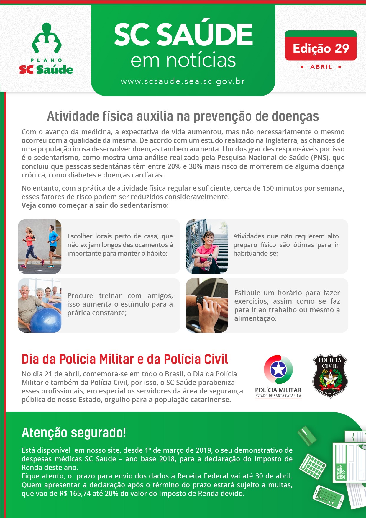 Edição 29 – Atividade física e a prevenção de doenças