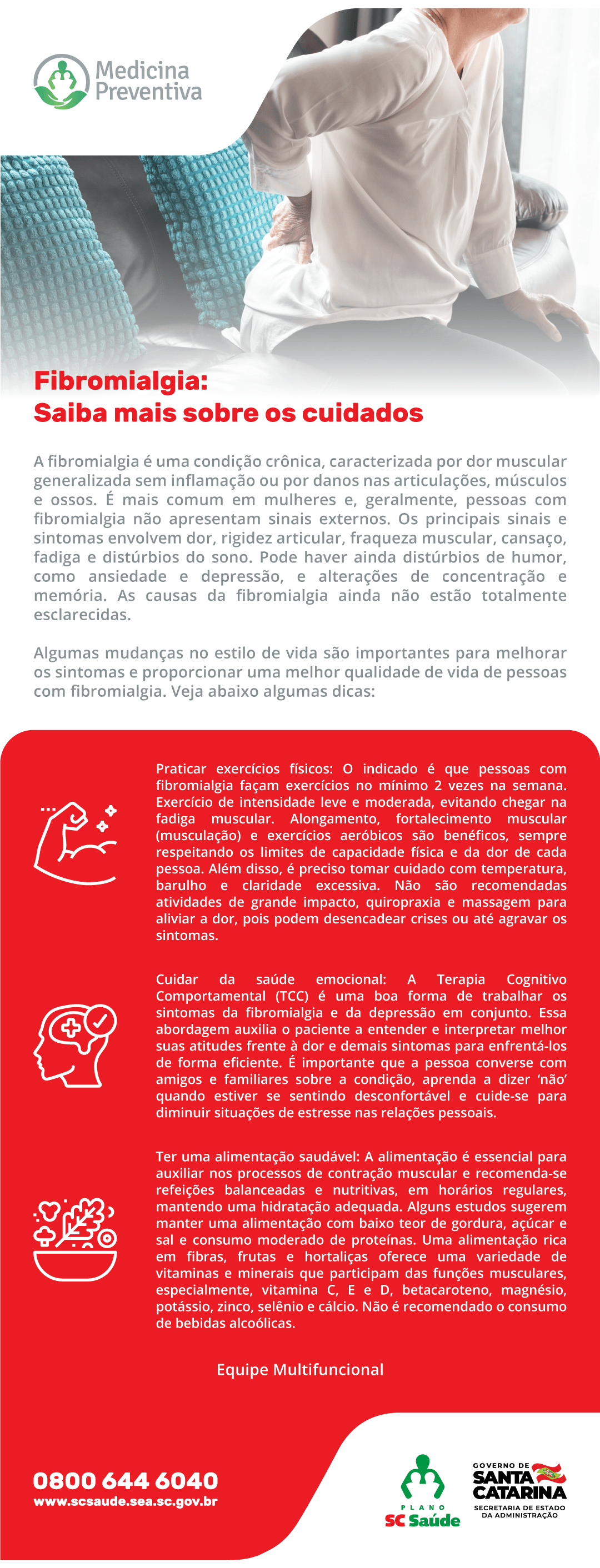 Fibromialgia: Saiba mais sobre os cuidados.