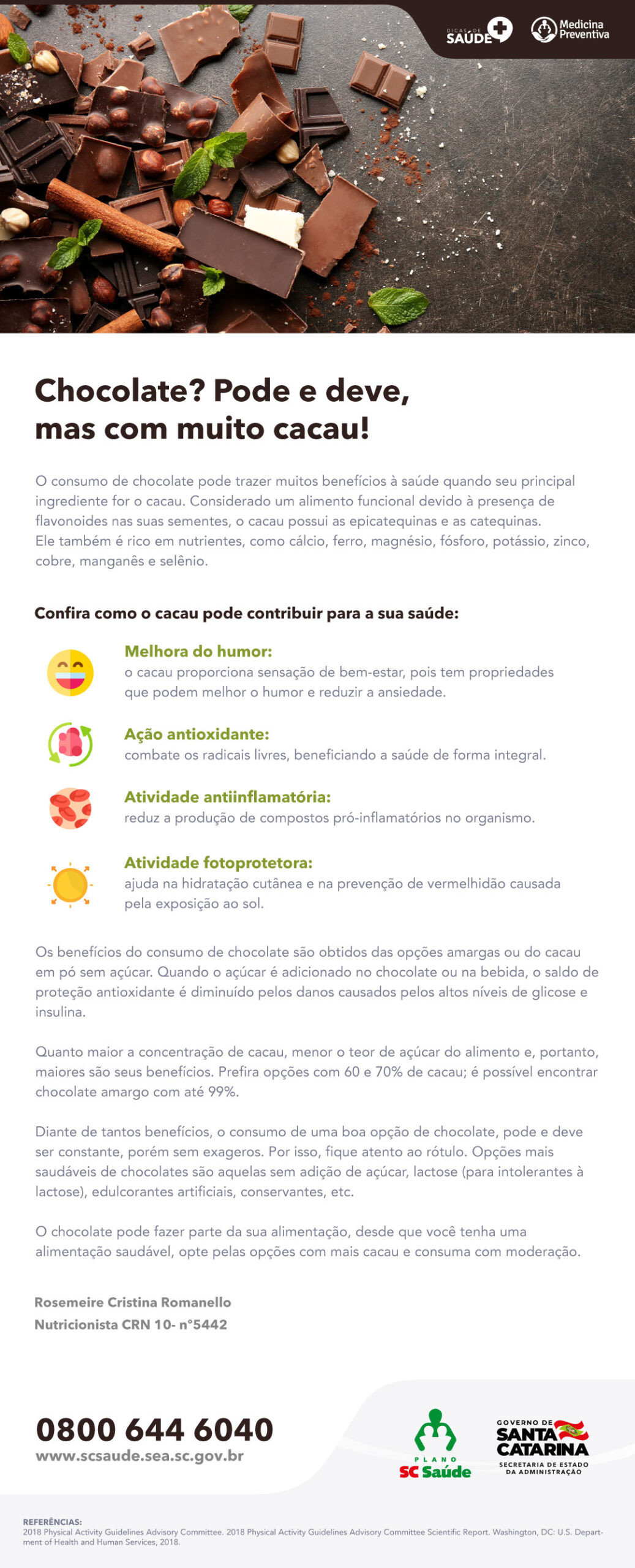 Os benefícios do cacau na sua saúde e qualidade de vida.