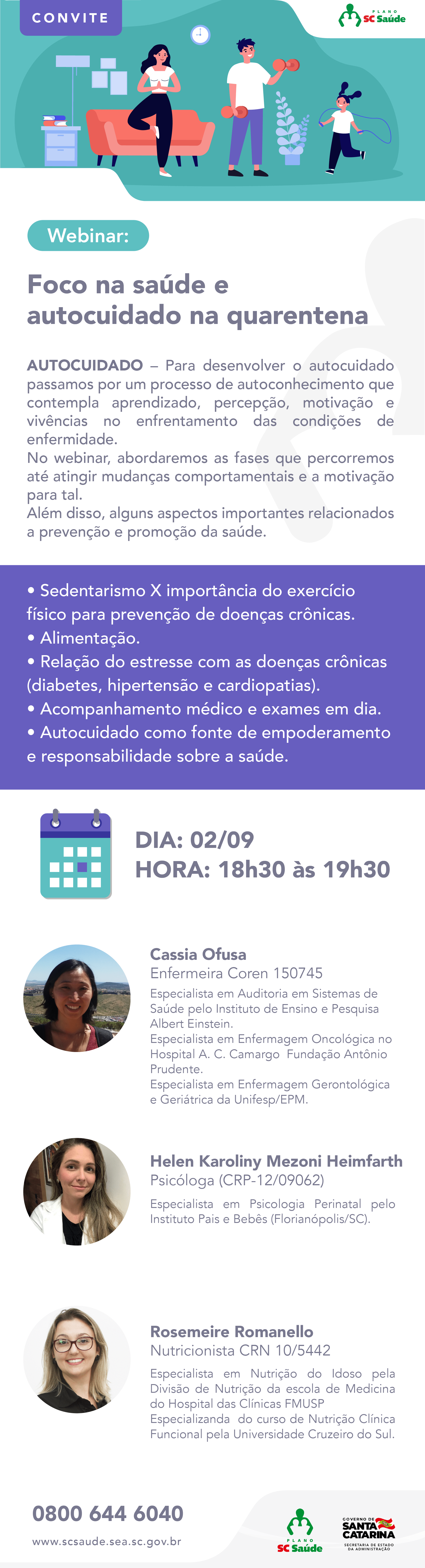 Webinar – Dia da Saúde e Autocuidado