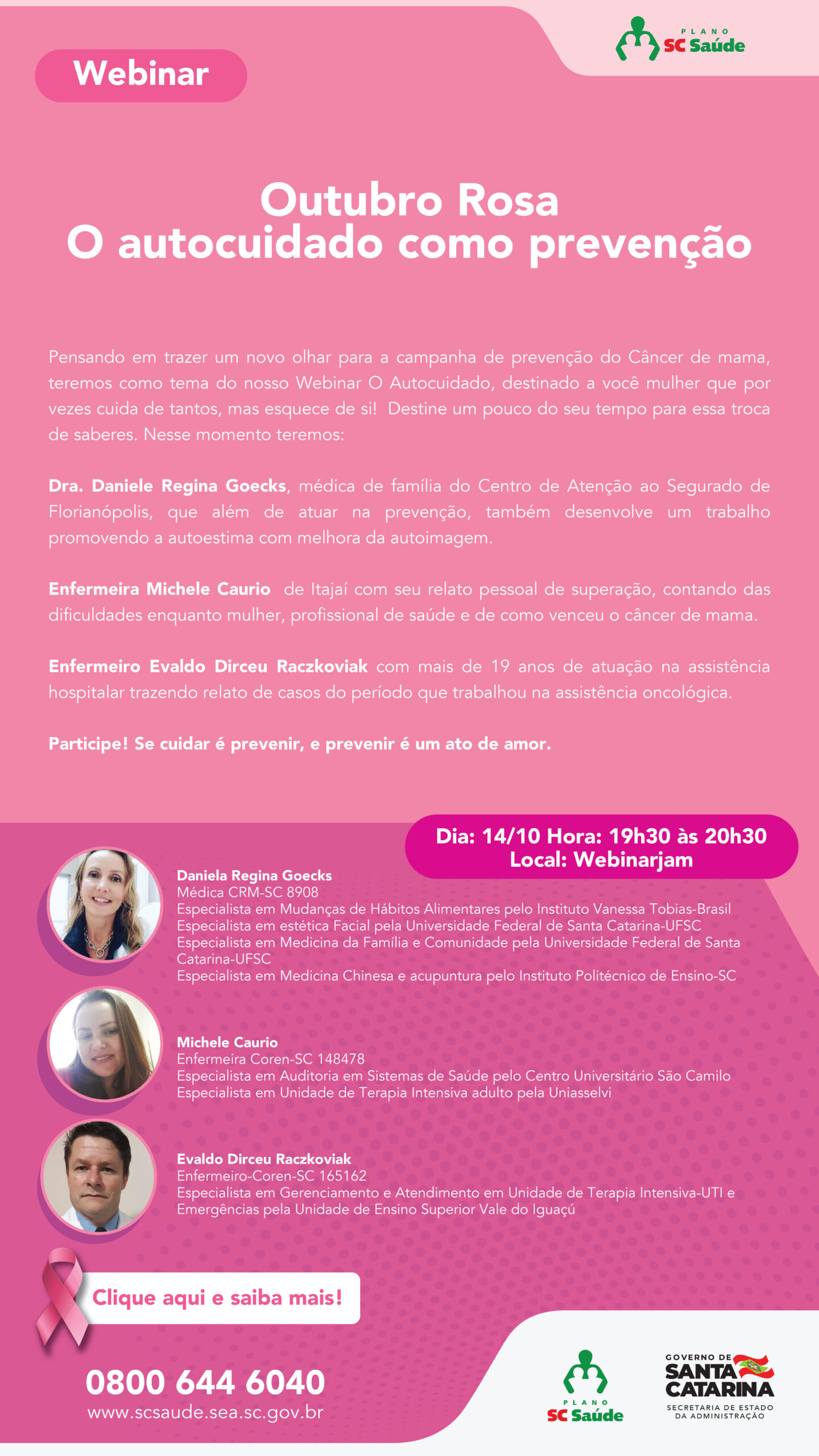 Webinar: Outubro Rosa