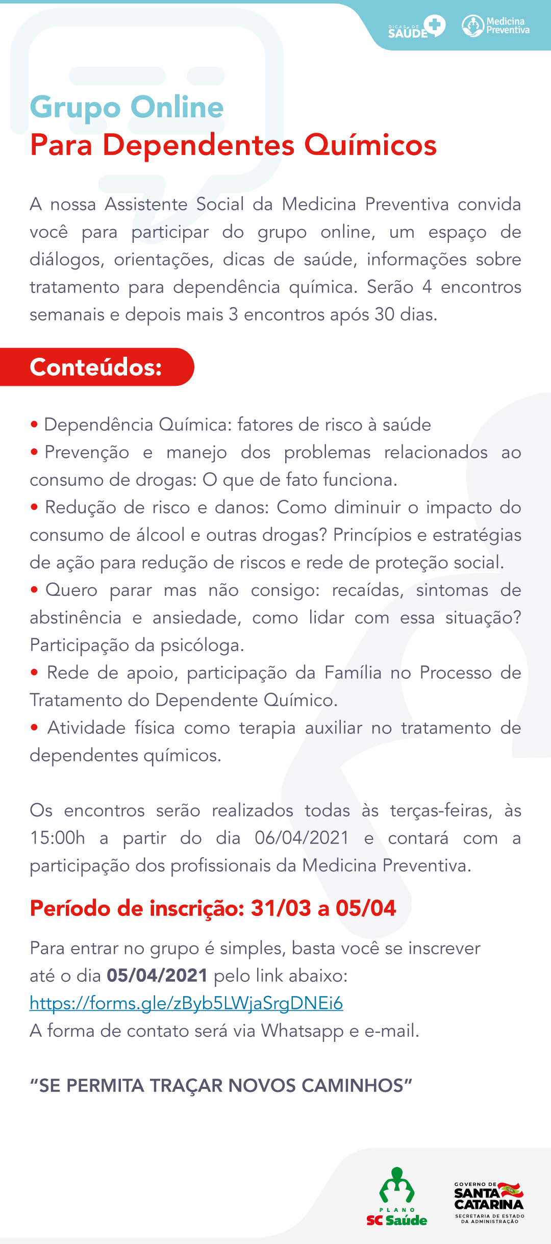 Como deixar a dependência química
