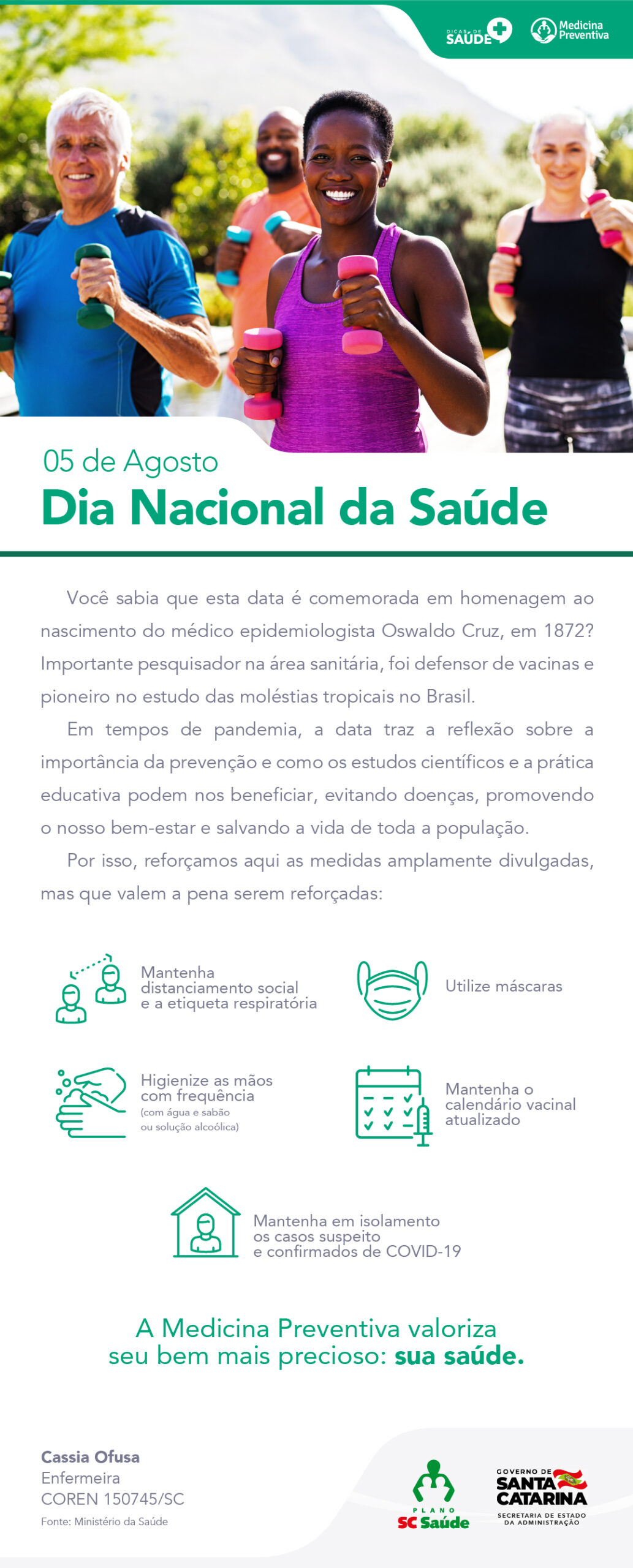 Dia Nacional da Saúde