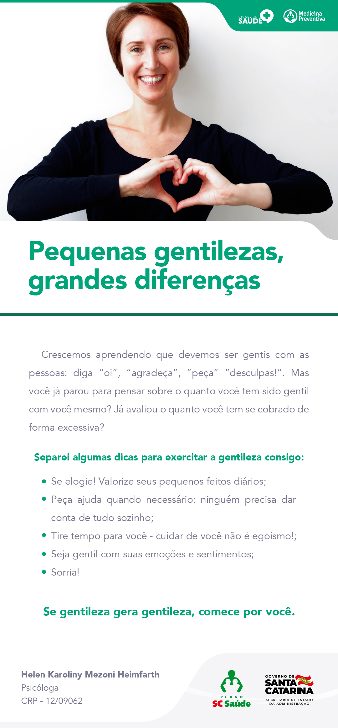 Pequenas gentilezas, grandes diferenças