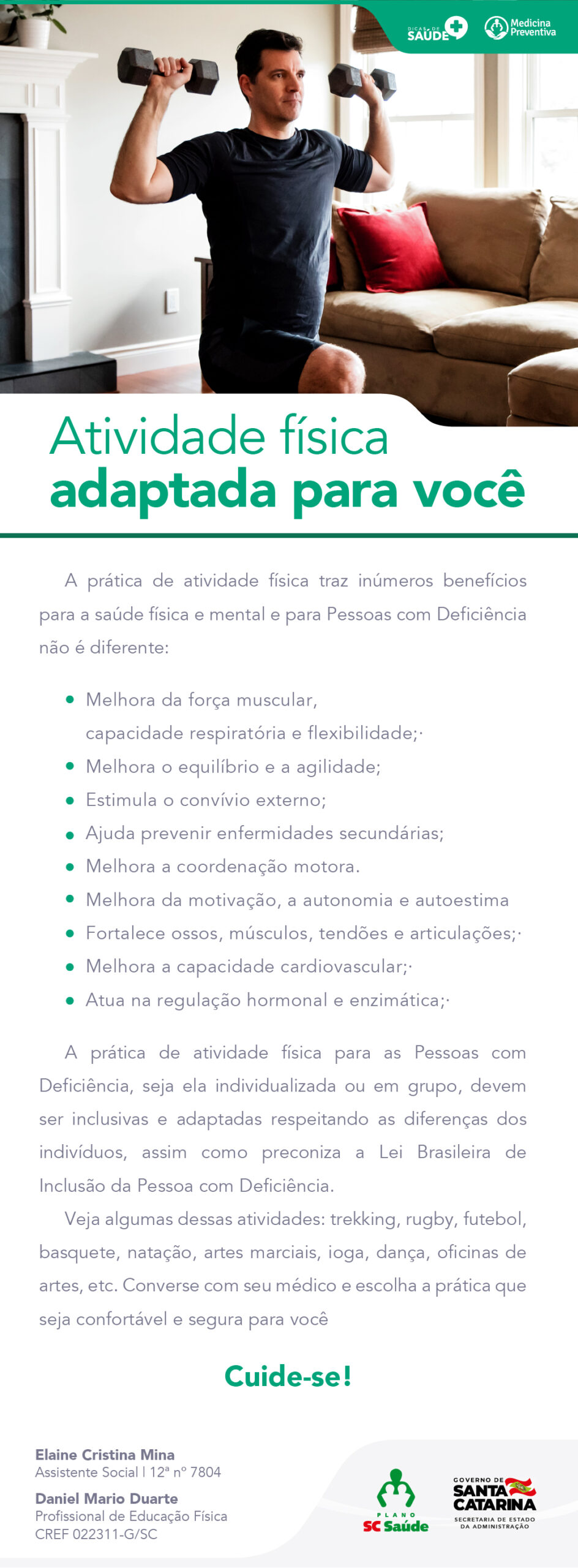 Atividade física adaptada para você