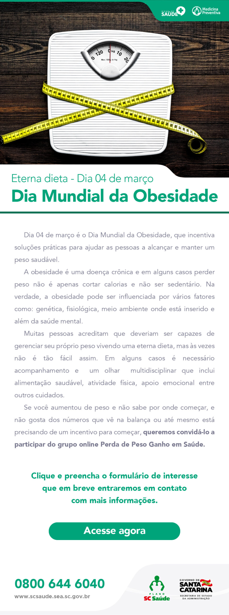 Dia mundial da obesidade