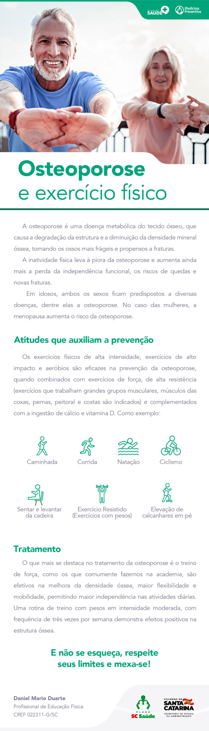 Osteoporose e exercício físico