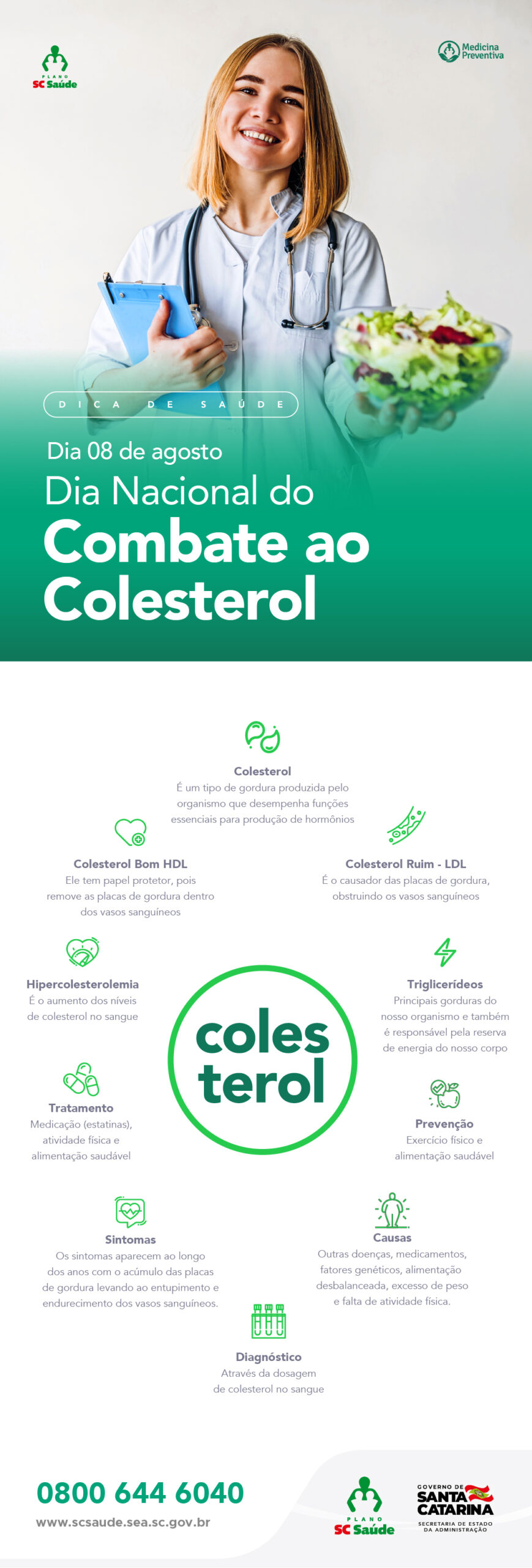 Dia Nacional do Combate ao Colesterol