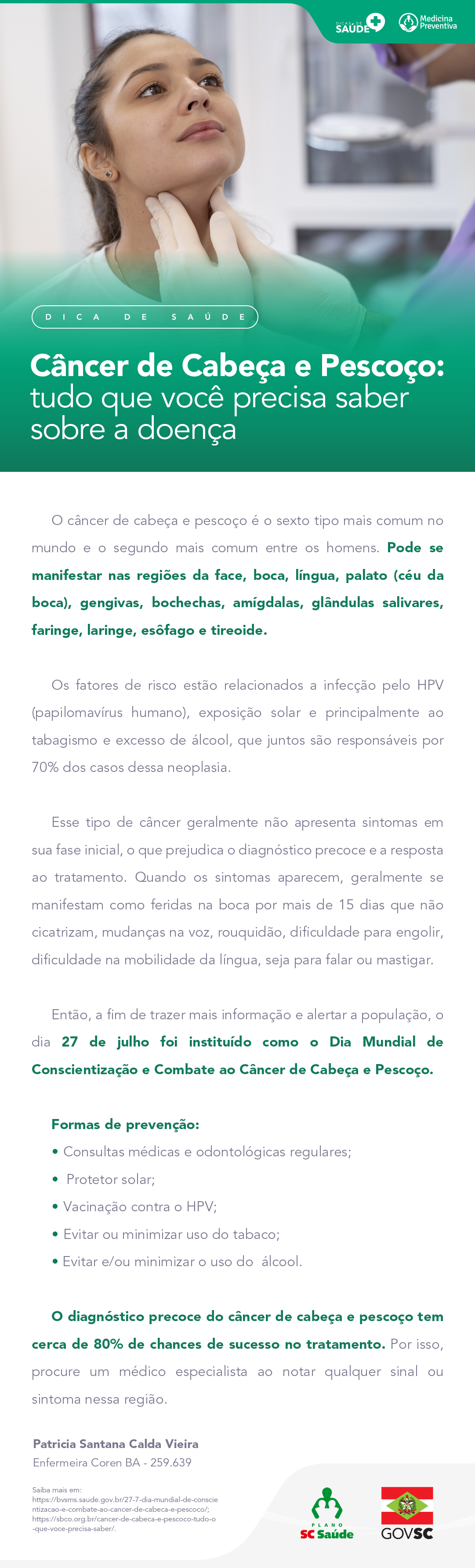 Câncer de Cabeça e Pescoço