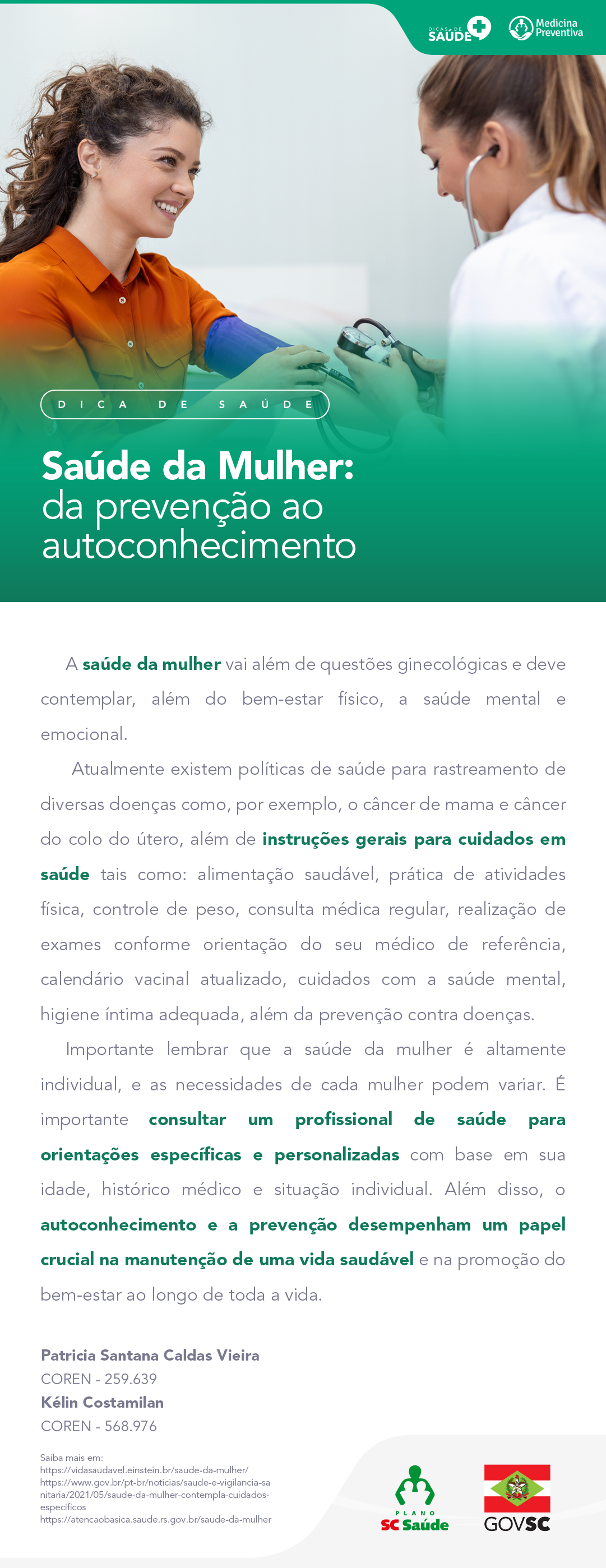 Saúde da Mulher: da prevenção ao autoconhecimento