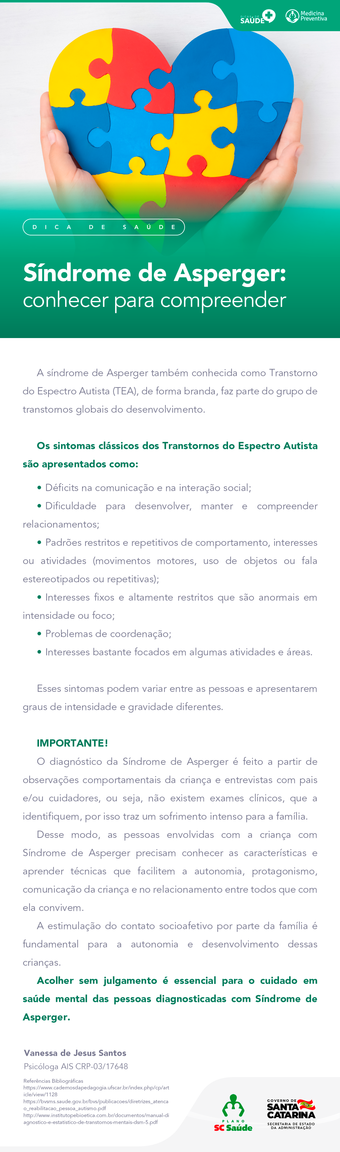 Síndrome de Asperger: Conhecer para compreender