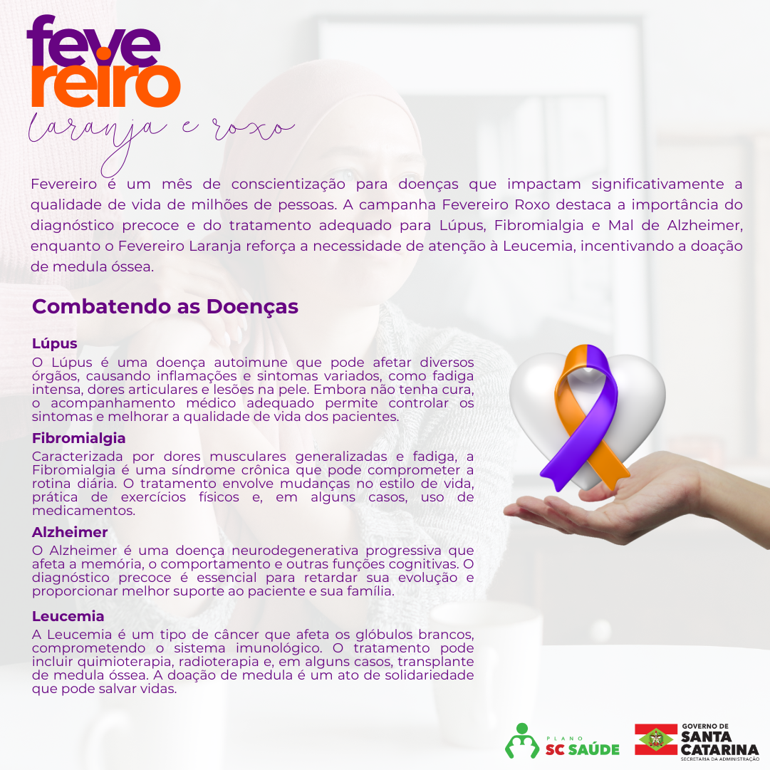 Fevereiro Roxo e Laranja