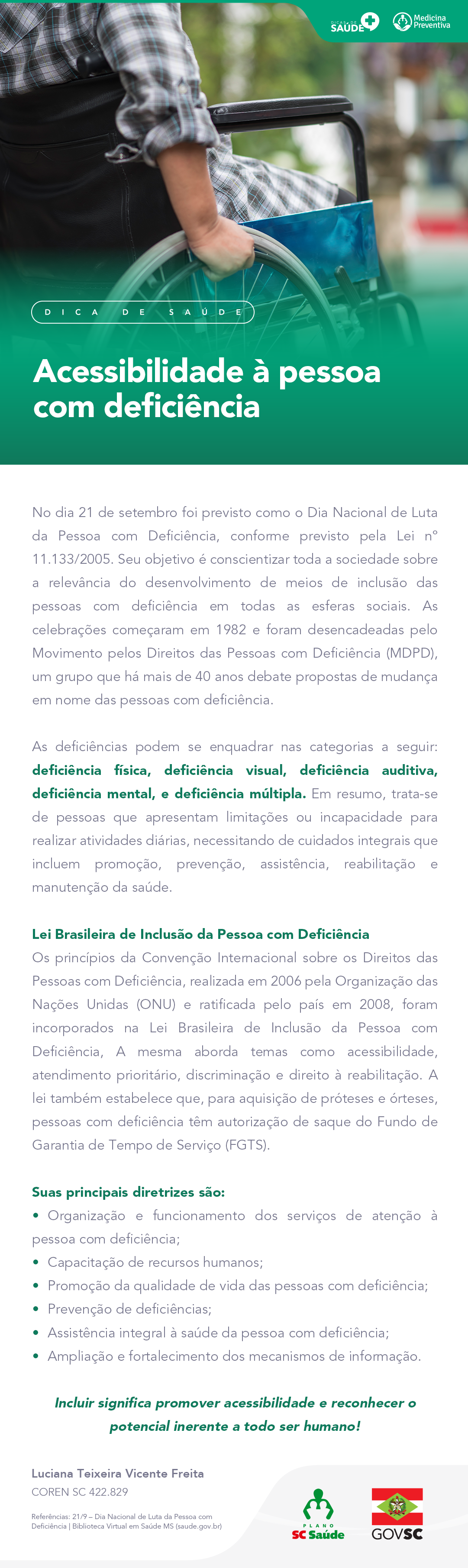 Acessibilidade à pessoa com deficiência