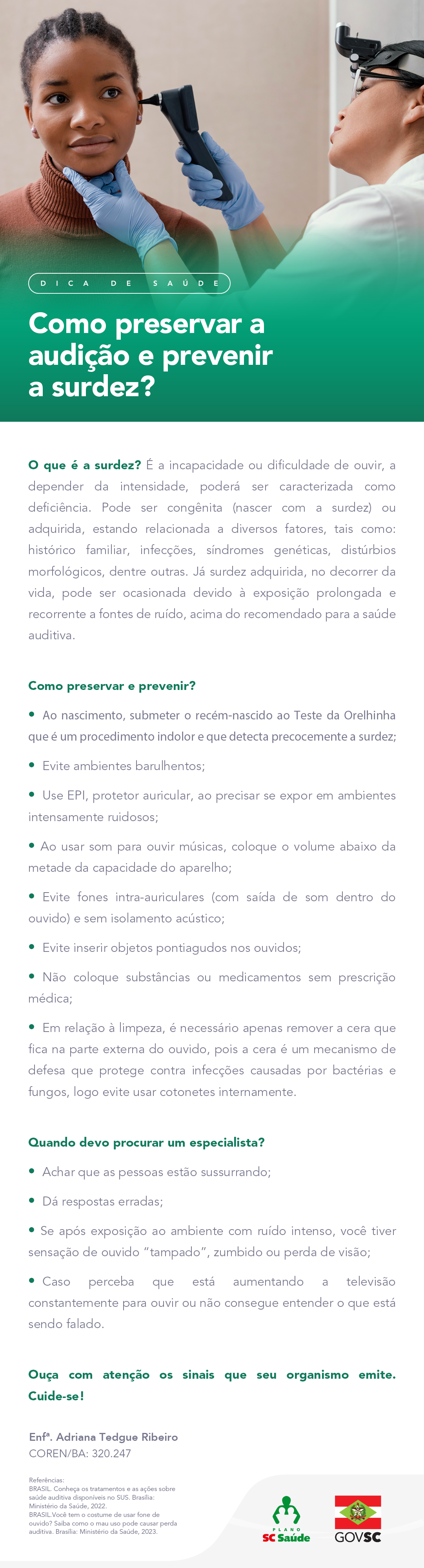 Como preservar a audição e prevenir a surdez?