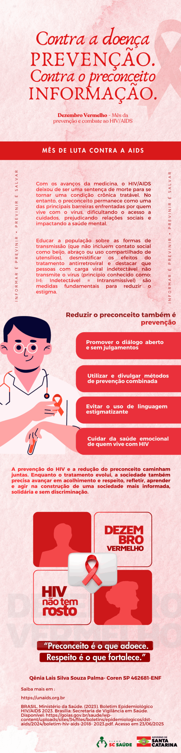 Combate ao preconceito ao portador de HIV/AIDS