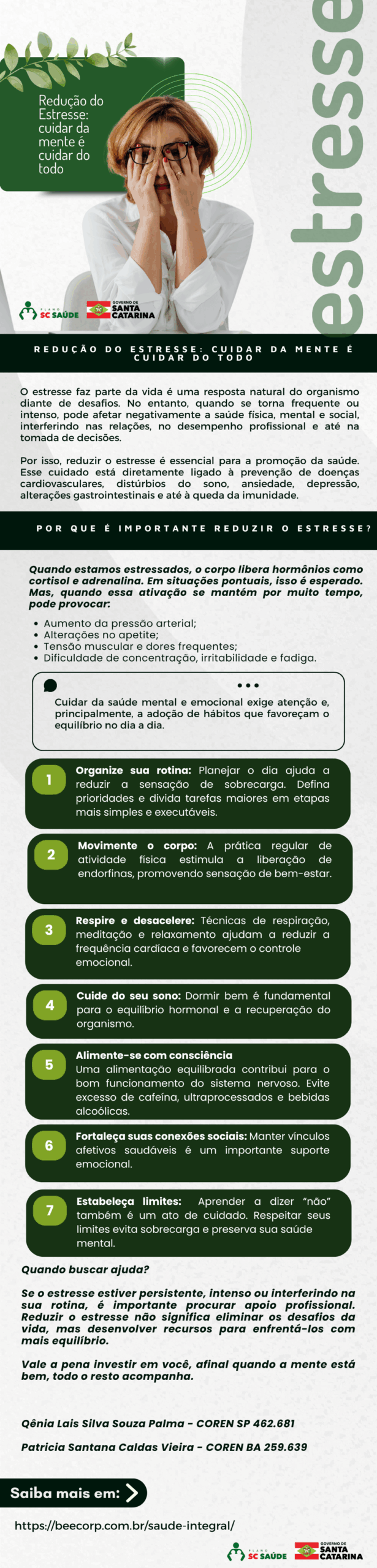 Como identificar sinais de estresse