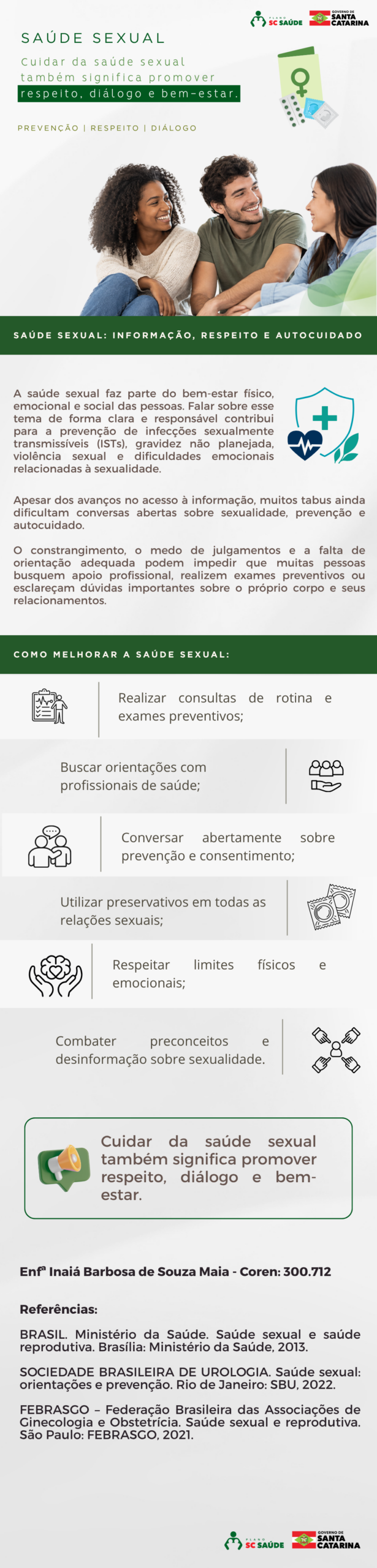 Vamos refletir sobre a saúde sexual!